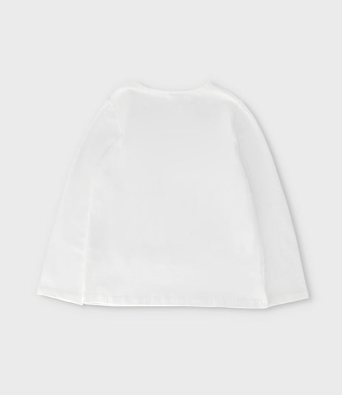 Polera niña con estampado 2 años / Blanco