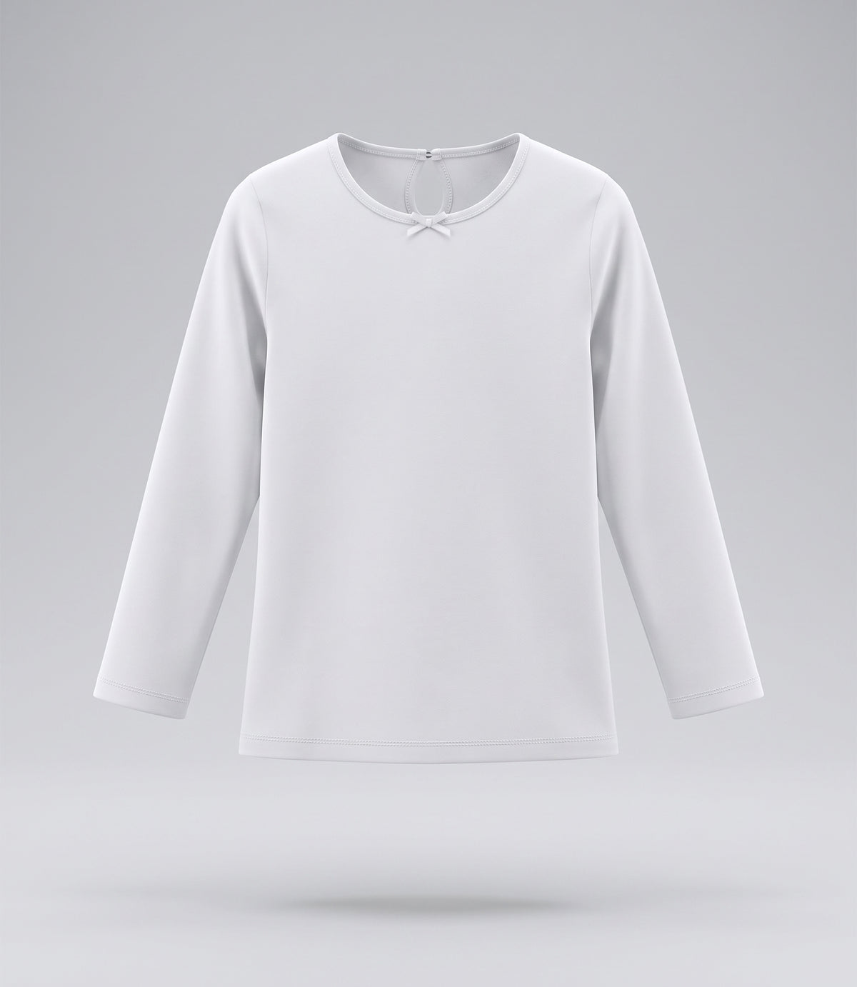 Polera niña básica 2 años / Blanco