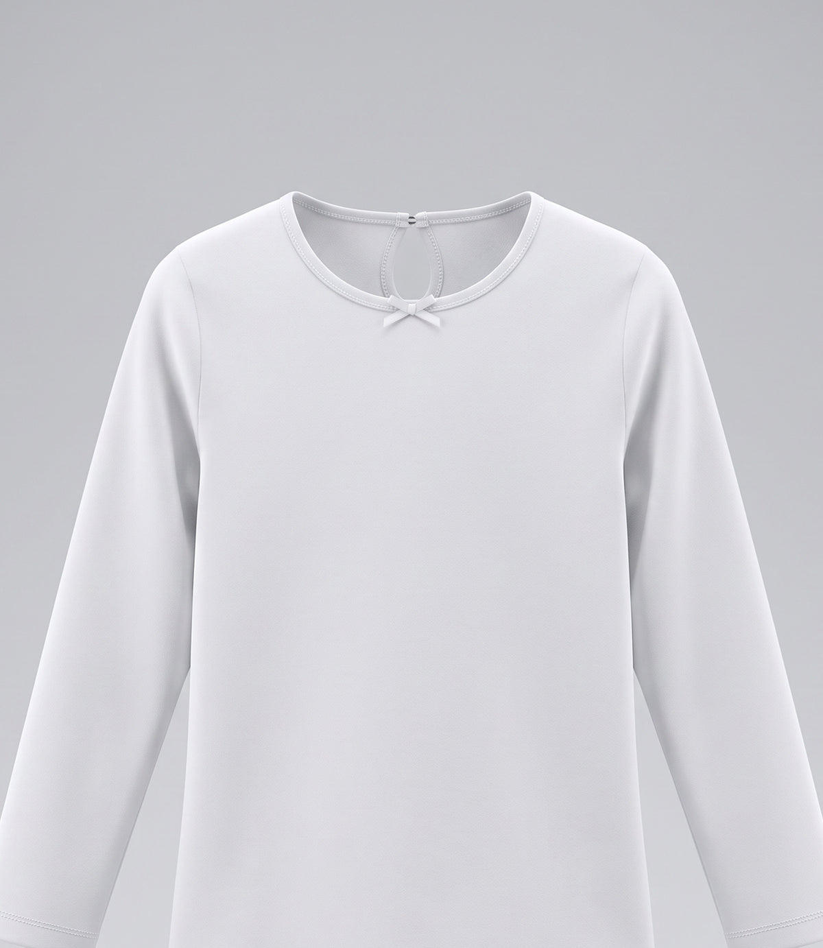 Polera niña básica 2 años / Blanco