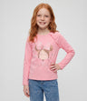 Polera niña con estampado
