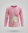 Polera niña con estampado