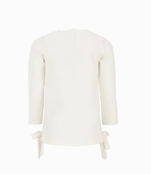 Polera Niña Con Conejo Y Lazos