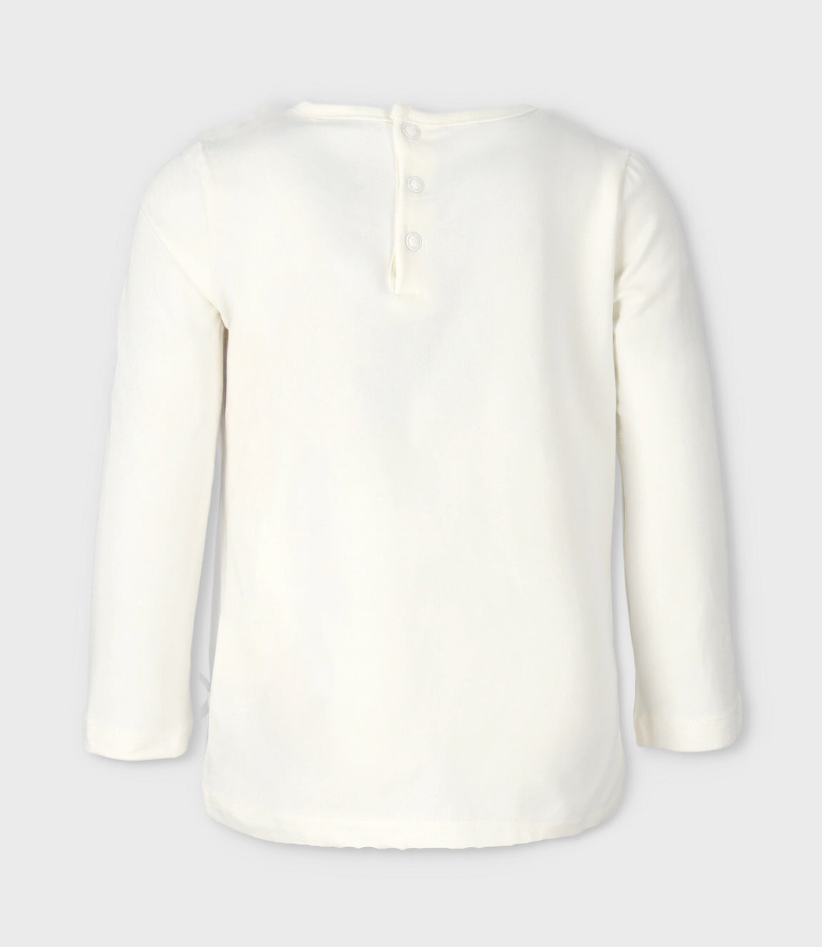 Polera Niña Con Oso 2 años / Blanco