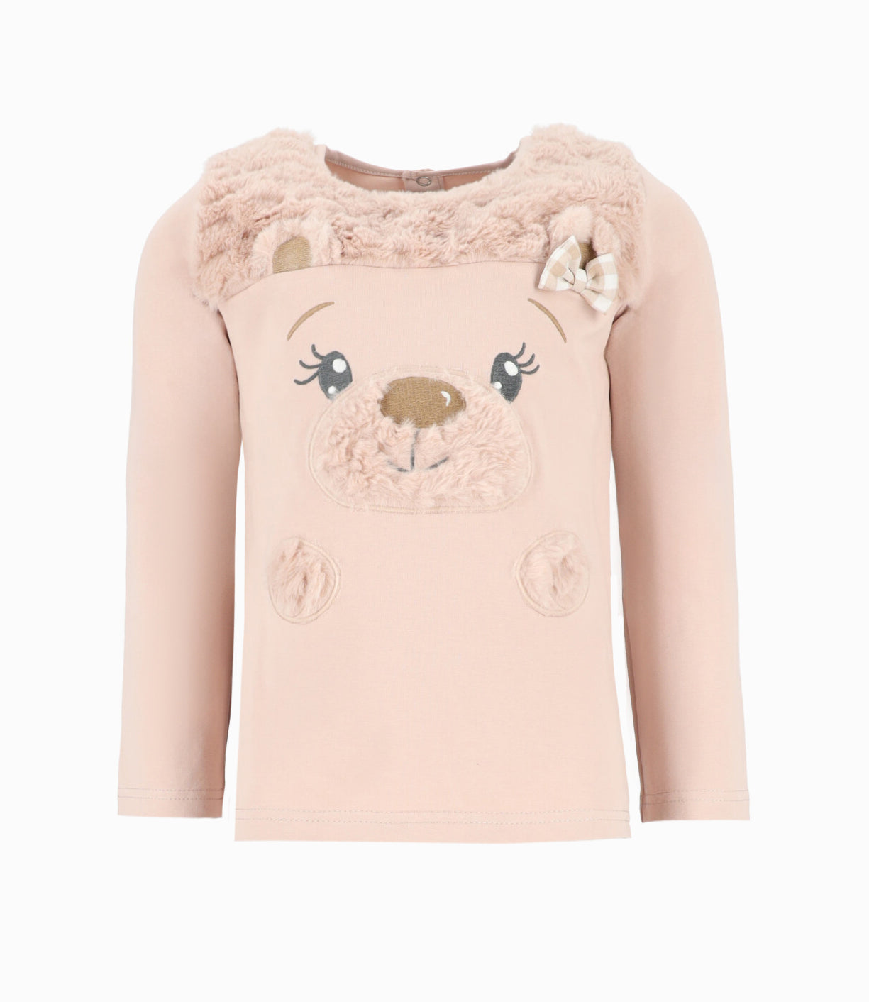Polera Niña Con Oso 2 años / Beige