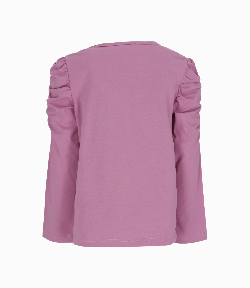 Polera niña con conejo 2 años / Blanco