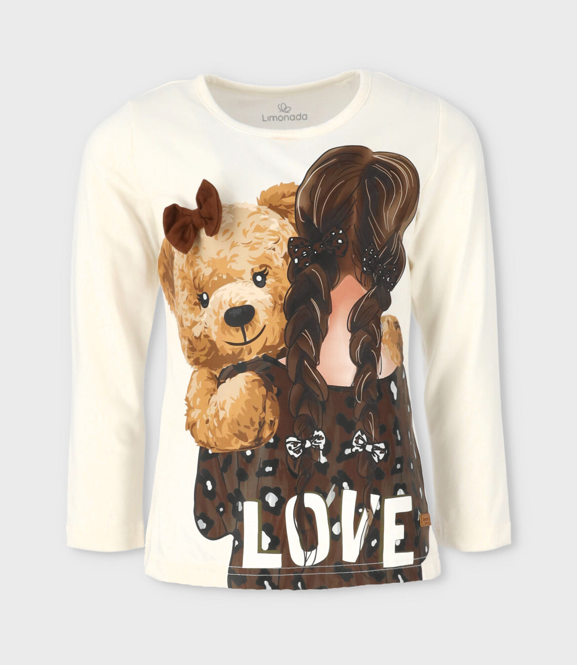 Polera niña con diseño