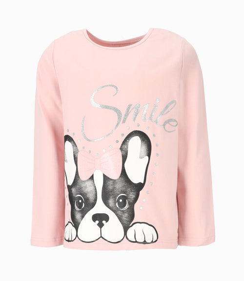 Polera niña con perrito