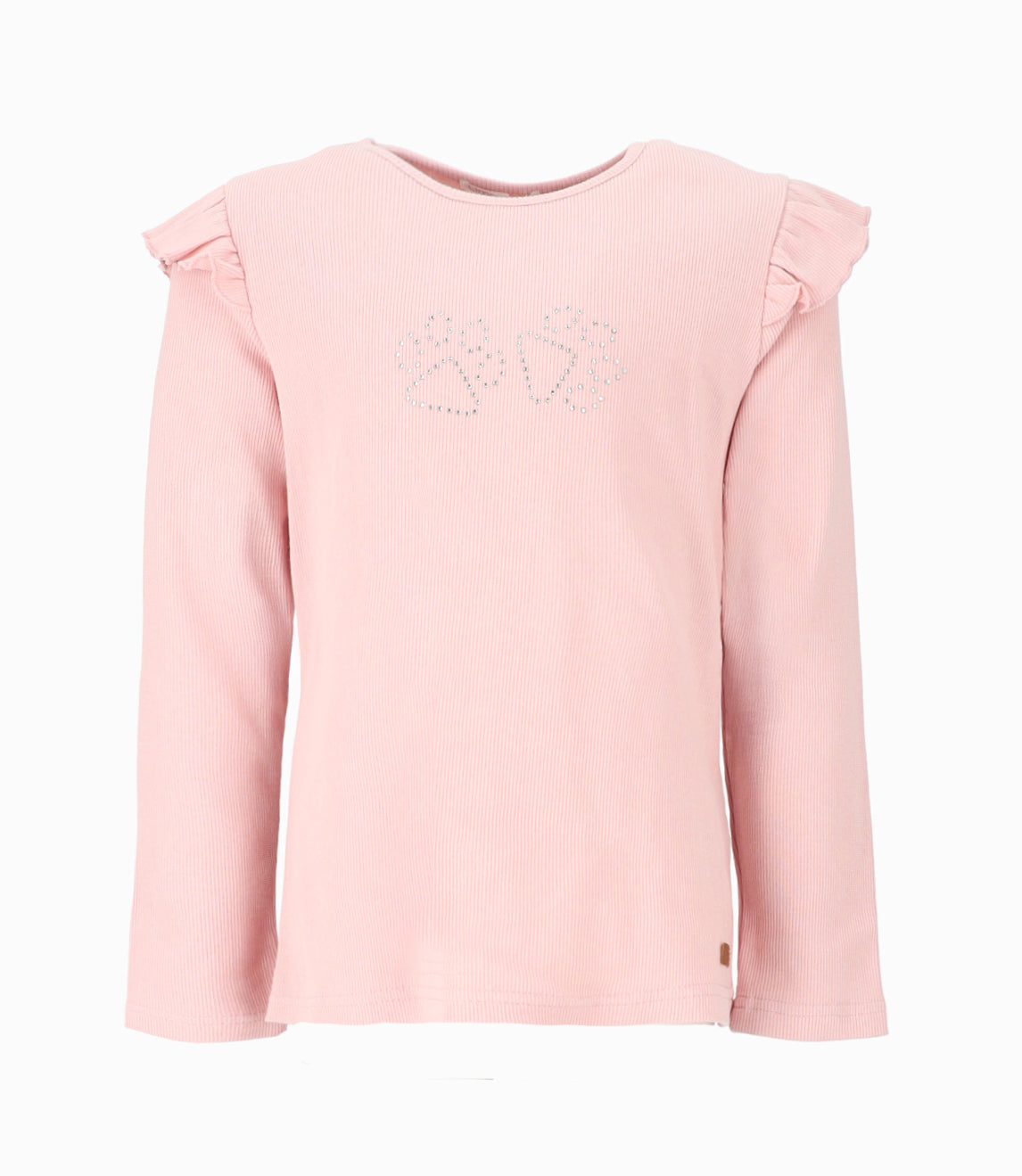 Polera niña con vuelos 2 años / Rosado