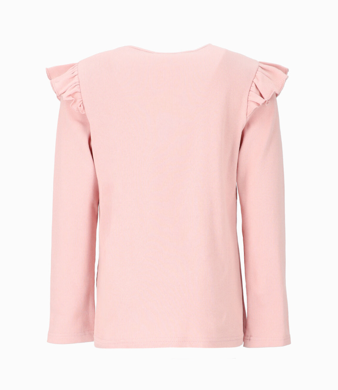 Polera niña con vuelos 2 años / Rosado