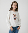 Polera niña con oso