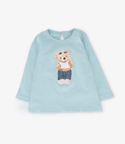 Polera niña básica