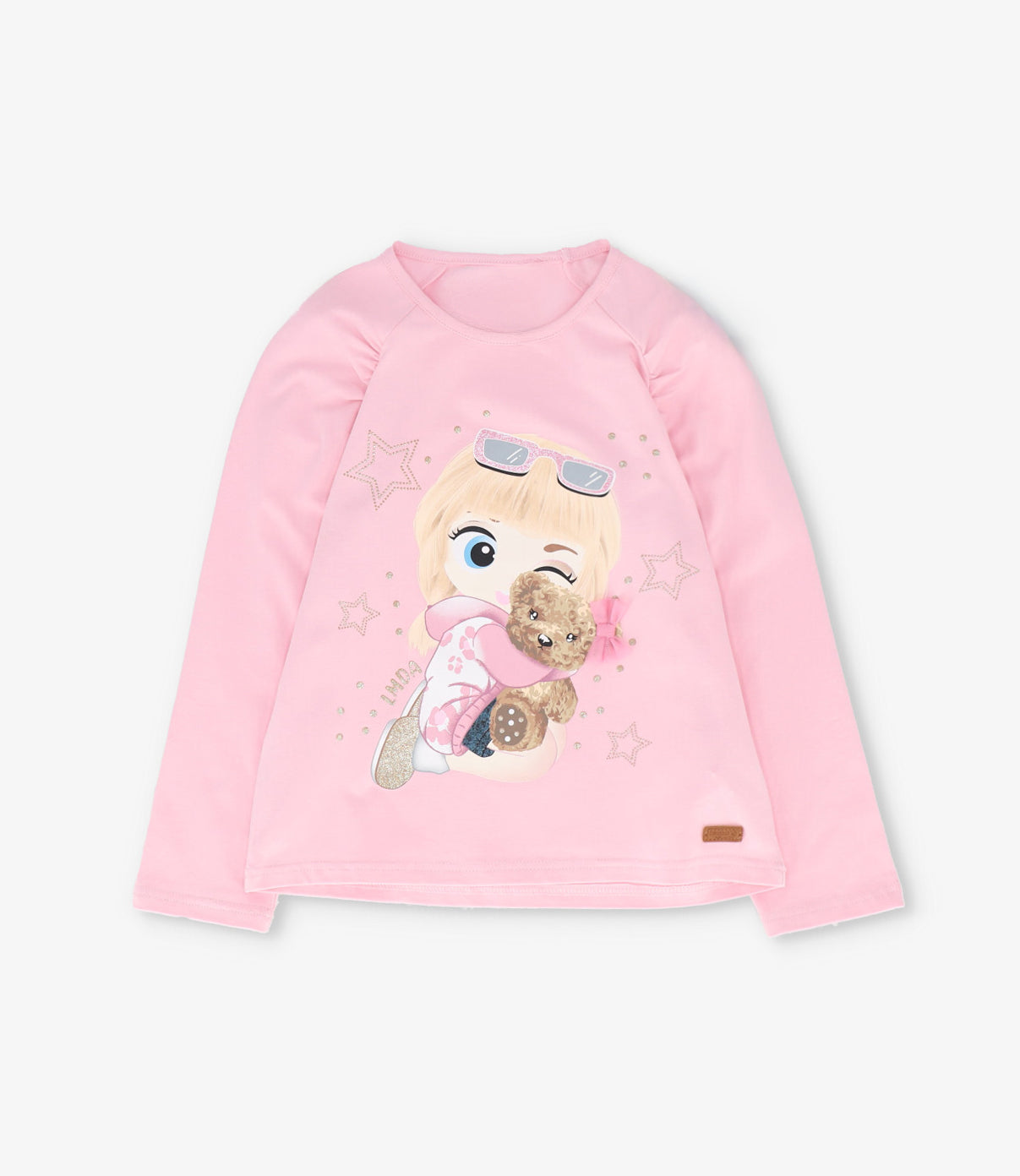 Polera niña con estampado