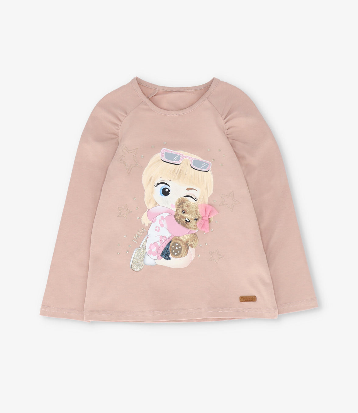 Polera niña con estampado