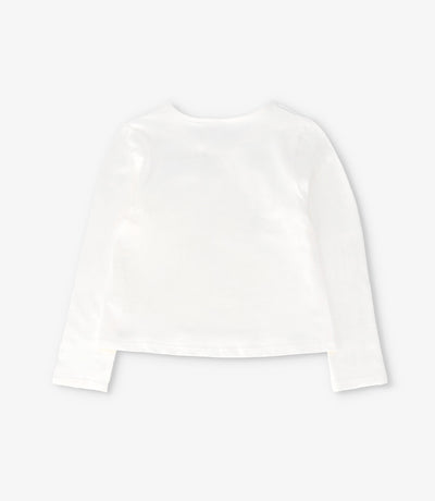 Polera niña con oso