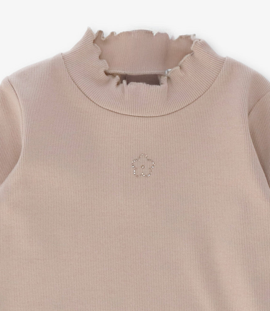 Polera niña beatle básico 2 años / Beige