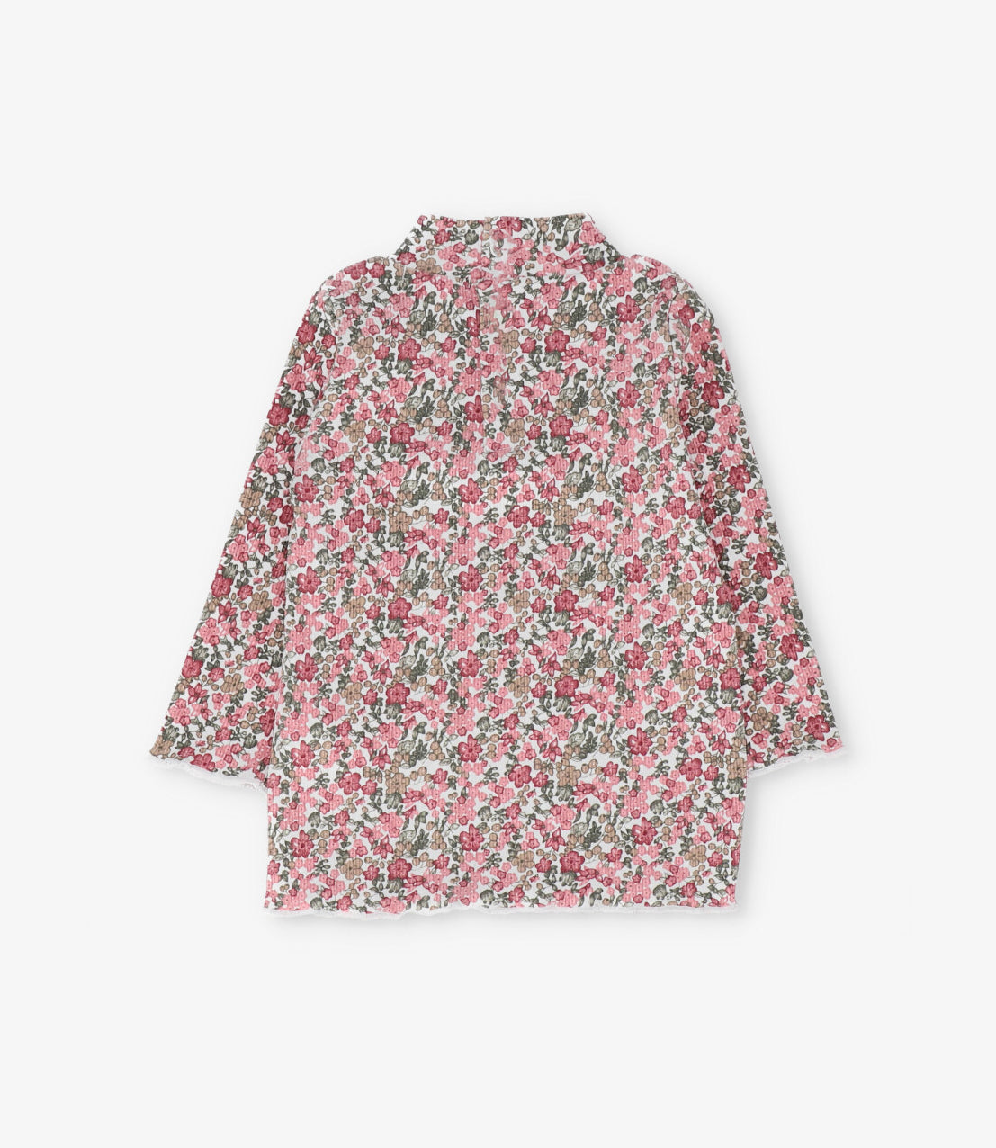 Polera niña beatle floreado 2 años / Coral