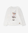 Polera niña con estampado