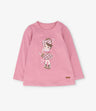 Polera niña con estampado