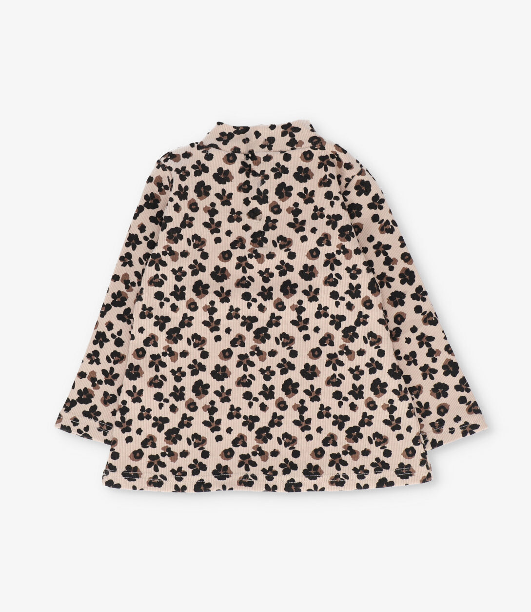 Polera niña animal print 2 años / Beige