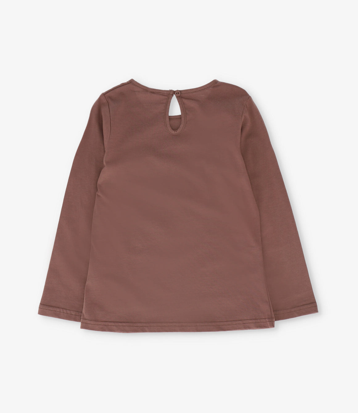 Polera niña con perro 2 años / Café