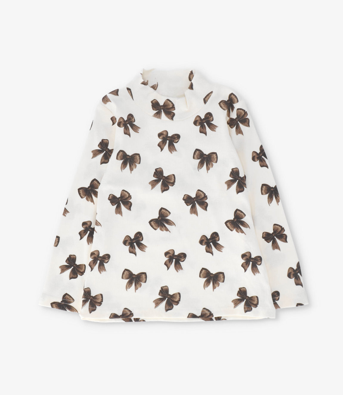Polera niña con lazos 2 años / Crudo