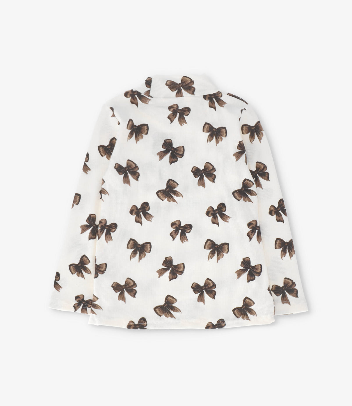Polera niña con lazos 2 años / Crudo