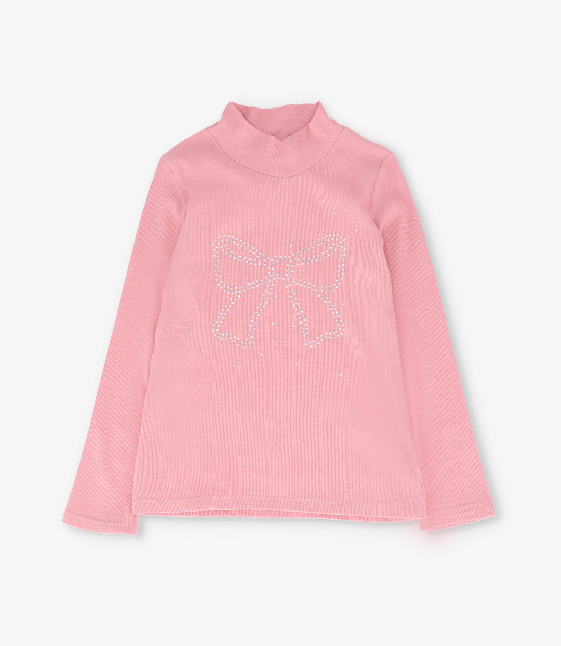 Polera niña con brillos 2 años / Palo Rosa