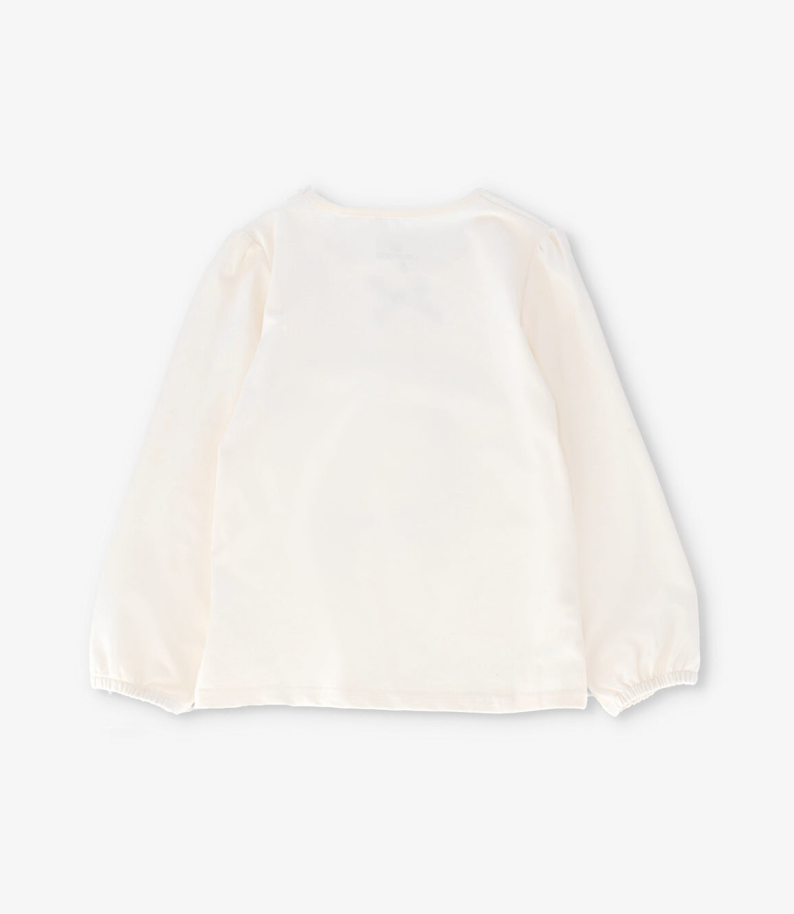 Polera niña con lazos 2 años / Crudo