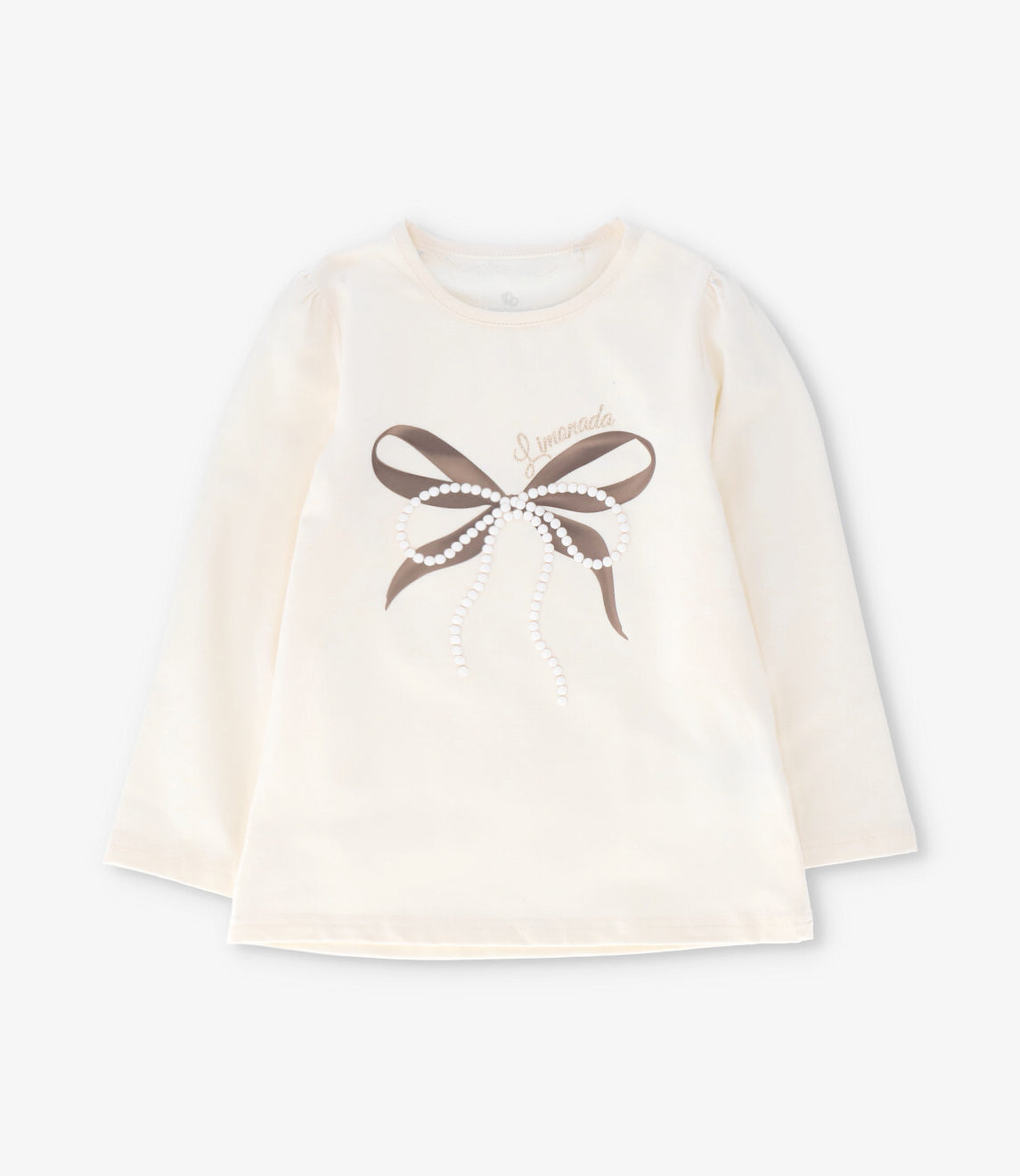 Polera niña con lazo 2 años / Crudo