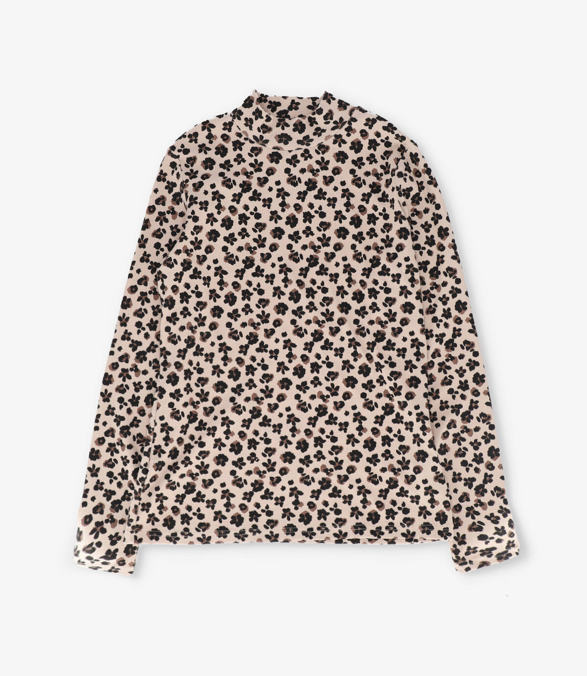 Polera niña animal print 2 años / Beige
