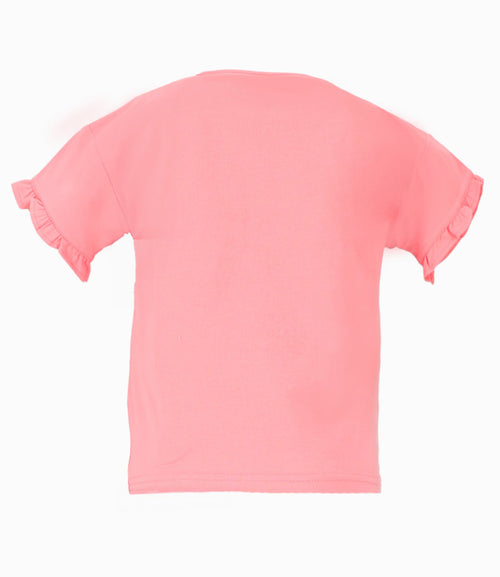 Polera niña floral 2 años / Coral