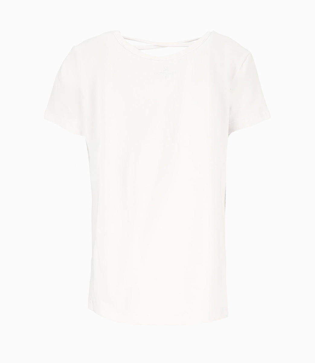 Polera Niña con leopardo 2 años / Blanco