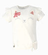 Polera niña con nudo
