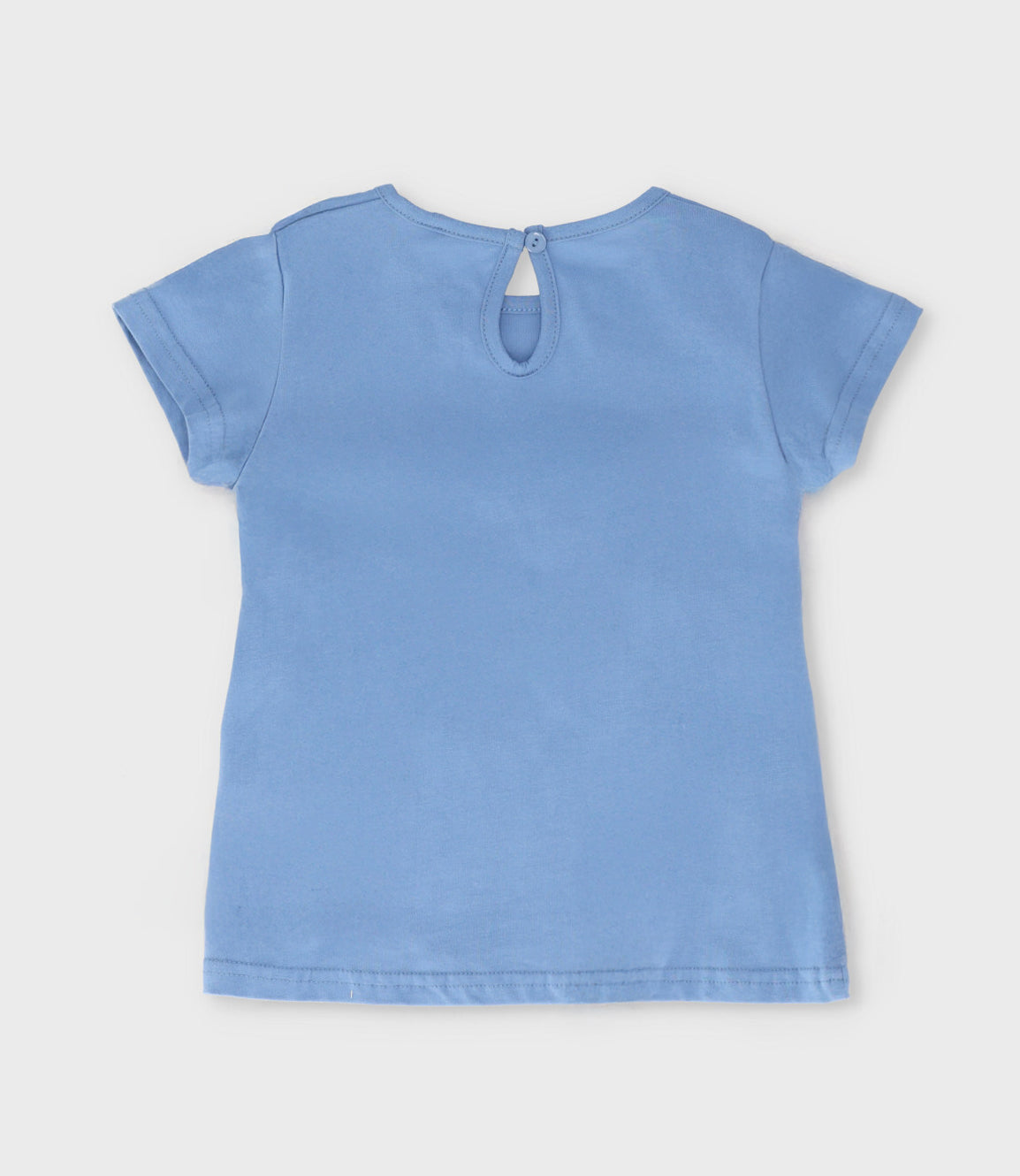 Polera niña con ciervo 2 años / Celeste