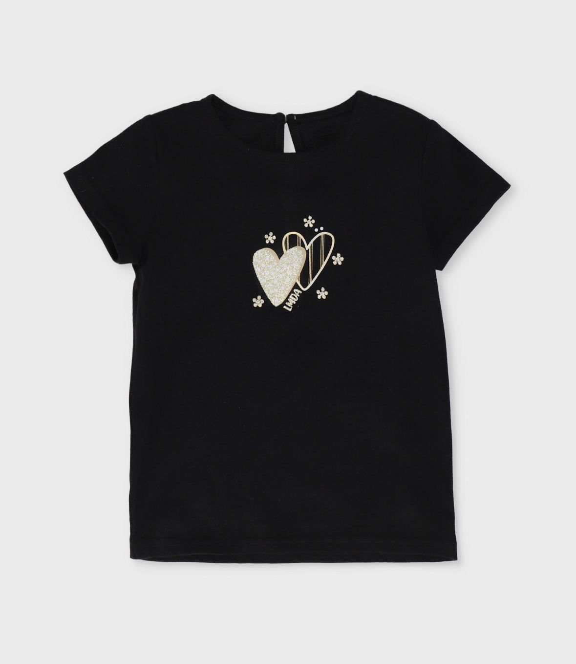 Polera niña básica 2 años / Negro