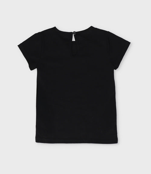 Polera niña básica 2 años / Negro