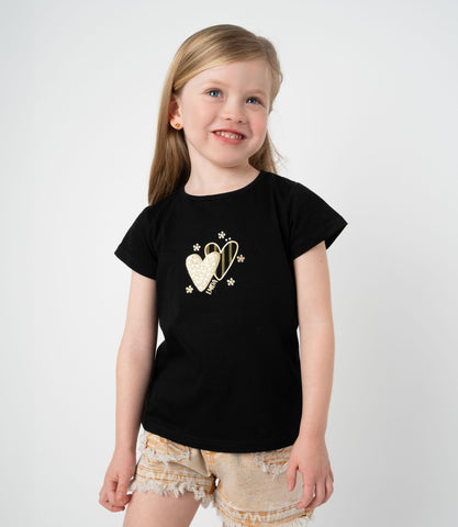 Polera niña básica