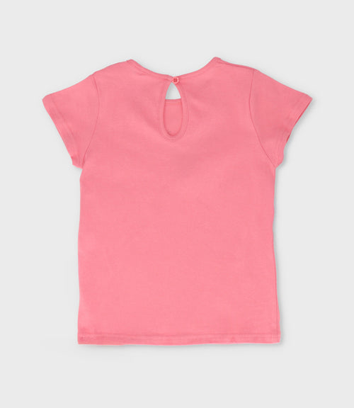 Polera niña básica 2 años / Coral