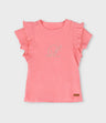 Polera niña acanalada