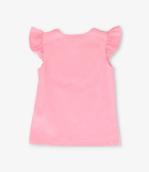 Polera niña con diseño de cartera y koala 2 años / Rosado