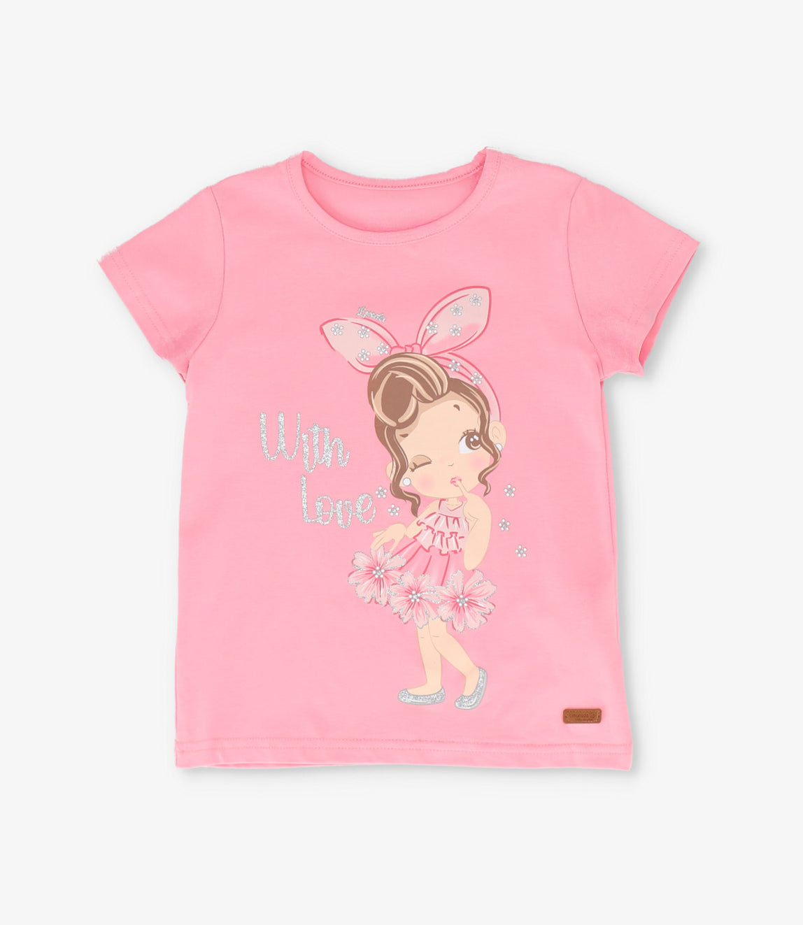 Polera niña con estampado 2 años / Rosado