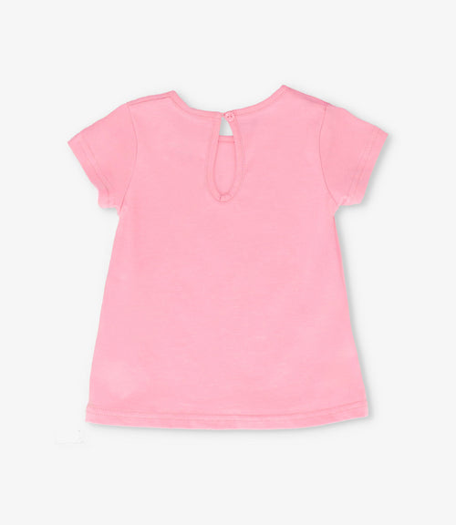 Polera niña con flor 2 años / Rosado