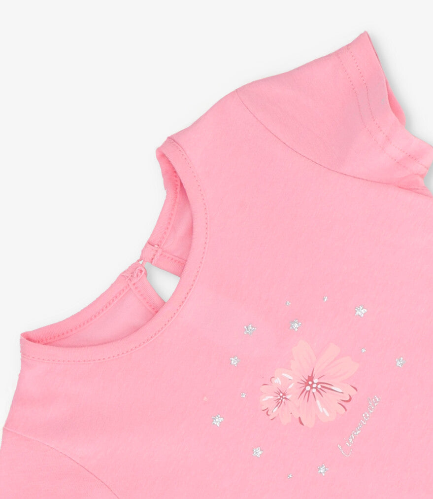 Polera niña con flor 2 años / Rosado