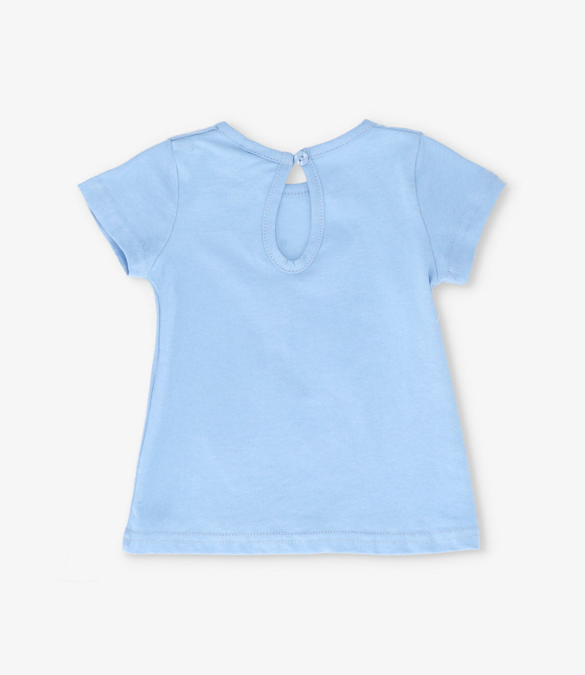 Polera niña con flor 2 años / Celeste