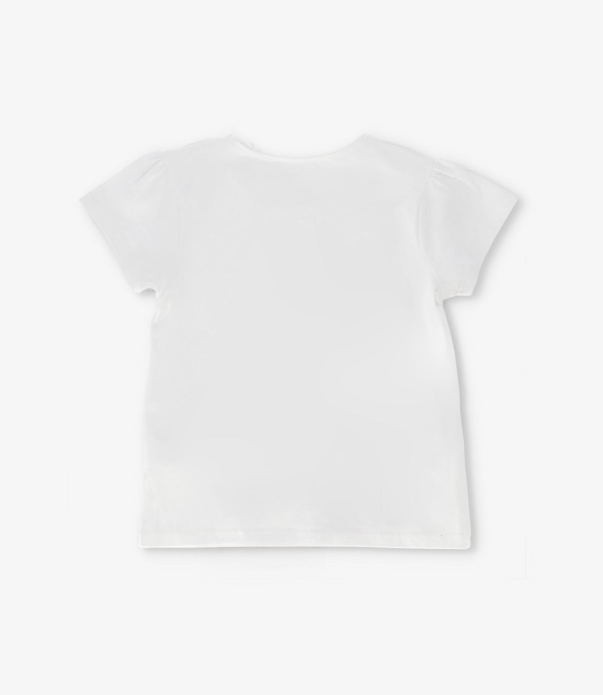 Polera niña con estampado 2 años / Crudo