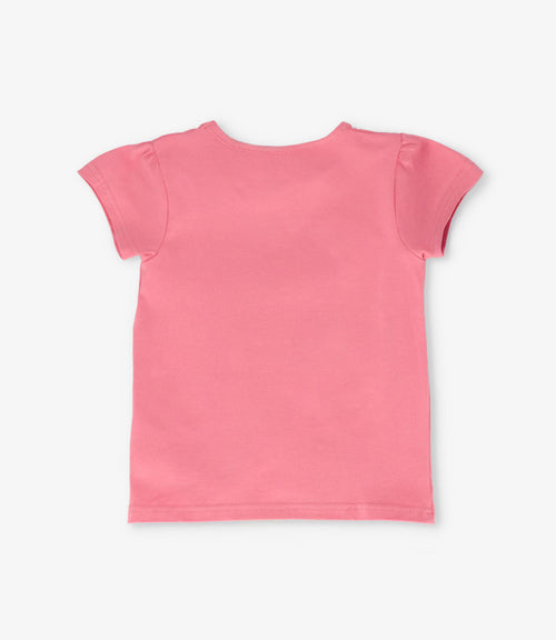 Polera niña con estampado 2 años / Coral