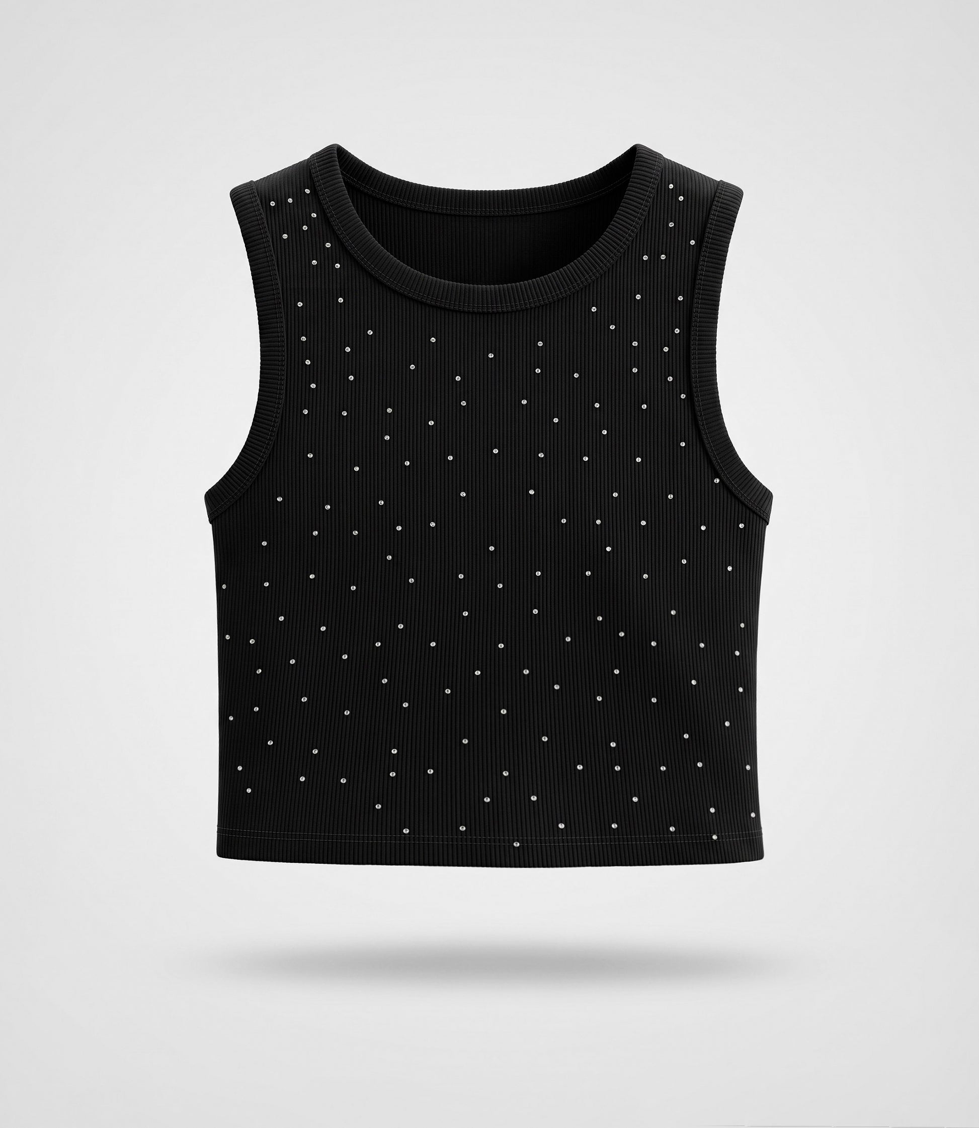 Polera niña crop 2 años / Negro