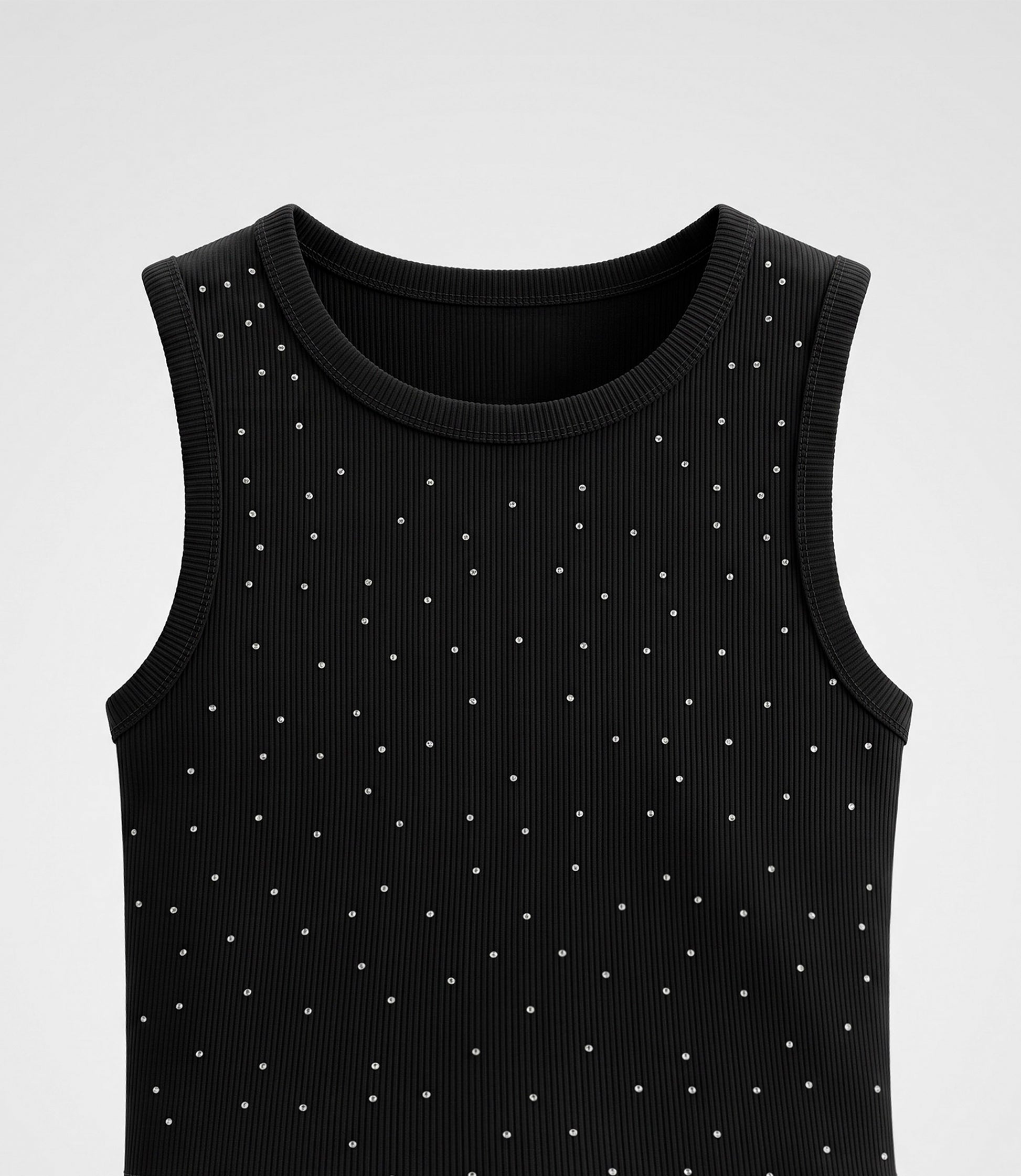 Polera niña crop 2 años / Negro