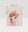 Polera niña con bordado