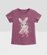Polera niña con conejo